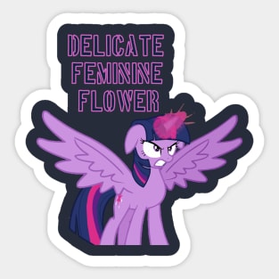 DELICATE FEMININE FLOWER Sticker